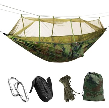 HAMAK MOSKITIERA WOJSKOWY TURYSTYCZNY NA CAMPING BIWAK SURVIVAL AG233F