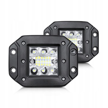 ZESTAW 2X LAMPA ROBOCZA 40W MONTAŻ W ZDERZAK