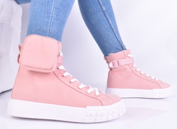 ЖЕНСКИЕ КРОССОВКИ НА ВЫСОКОЙ ПЛАТФОРМЕ РОЗОВЫЕ КРОССОВКИ