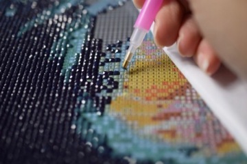 АЛМАЗНАЯ ВЫШИВКА МОЗАИКА НАБОР АЛМАЗНОЙ КРАСКИ 5D 30X40CM