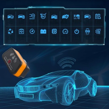 ИНТЕРФЕЙС OBD2 ELM327 BLUETOOTH 5.0 iOS Android PL АВТОТЕСТЕР СКАНЕР