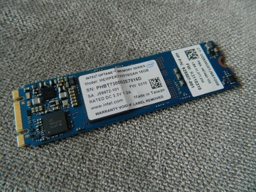 Dysk SSD Intel 16GB M.2 PCIe