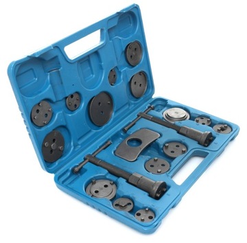 КОМПЛЕКТ ДЛЯ СНЯТИЯ ТОРМОЗНОГО ПОРШНЯ, 18 ЭЛЕМЕНТОВ