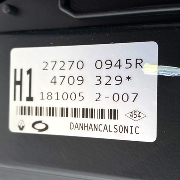 RADIÁTOR RENAULT KOLEOS II 272700945R