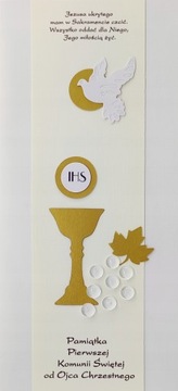 KARNET 55b - Pamiątka I Komunii Świętej Od Ojca...