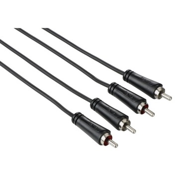 Kabel 2x Cinch - 2x Cinch RCA M/M 10m. Ekran HAMA