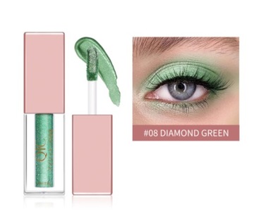 08# 2pcs Glitter Liquid Eyeshadow Cień do powiek