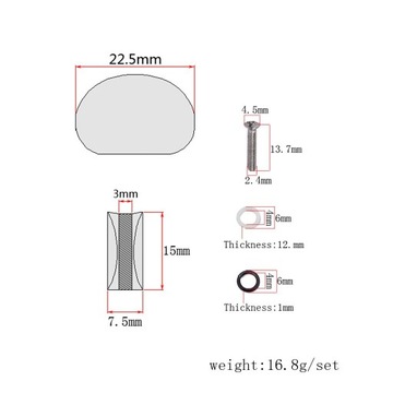 de-6 шт. колышки для настройки гитары, колки, кнопки, колпачки, ручки оранжевого цвета