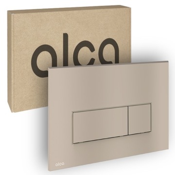 Przycisk do spłukujący Wc Nikiel Mat Alcaplast Delfin Płaski profil THIN