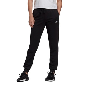 Damskie Spodnie dresowe sportowe adidas Black bawełna Essentials GM5526 M