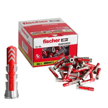 Kołki FISCHER DUOPOWER Kołki Rozporowe FISCHER Kołek Do Betonu 14x70 20 szt
