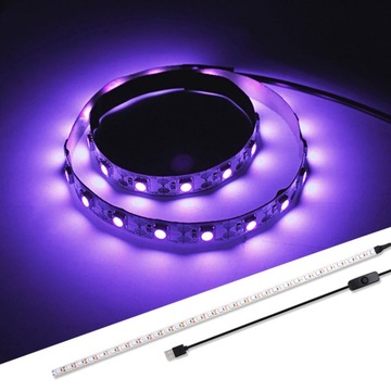 USB 5V LED UV sterylizator taśmy SMD5050 UVC dezynfekcji światło ultrafiole