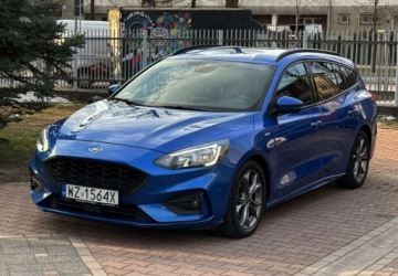 Ford Focus III Kombi Facelifting 1.5 EcoBoost 150KM 2018 Ford Focus SW Ford Focus SW 1.5 EcoBoost ST-Line ASS 1.5 Benzyna 150KM