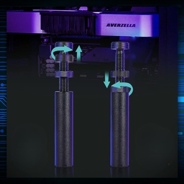 ПОДДЕРЖКА ВИДЕОКАРТЫ ГРАФИЧЕСКИЙ ДЕРЖАТЕЛЬ ДЕРЖАТЕЛЬ ЧЕРНЫЙ МЕТАЛЛИЧЕСКИЙ, 120 мм