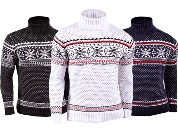 Норвежский гольф. Толстый теплый свитер