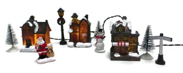 ŚWIĄTECZNA WIOSKA Miasteczko świąteczne LED