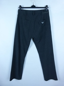 Armani Jeans Comfort Fit męskie szare spodnie vintage / 34 pas 84 cm