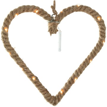 ZAWIESZKA LED OZDOBA ŚWIĄTECZNA NA OKNO SERCE