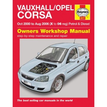 OPEL CORSA C 1,0 BENZYNA (00-06) OPIS NAPRAW