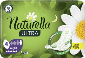 NATURELLA NIGHT SIZE 4 PODPASKI ZE SKRZYDEŁKAMI