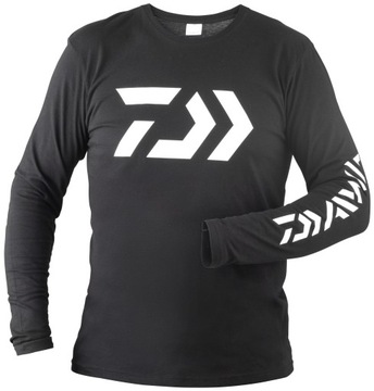 Koszulka Daiwa D-Vec LS Shirt Black M Rozmiar: Medium (M)