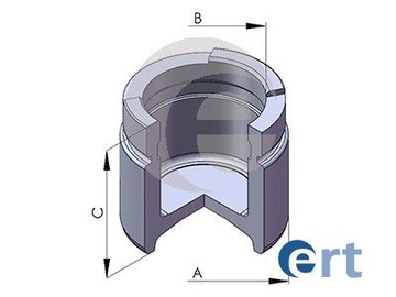 ERT 150291-C PÍSTEK TŘMEN BRZDY