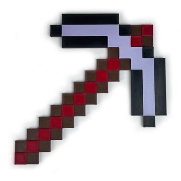 KAJAWIS Naklejki na ścianę 3D kilof w stylu MINECRAFT ozdoby EKO dekoracja