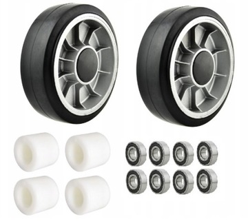 ZESTAW KÓŁ ROLEK I ŁOŻYSK WÓZEK JUNGHEINRICH AM22 AM2200