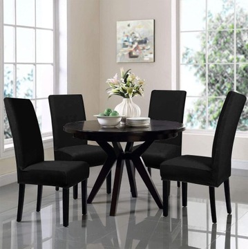 Чехлы на стулья 6 шт. УНИВЕРСАЛЬНЫЕ Эластичные чехлы на стулья БЕЛЫЕ