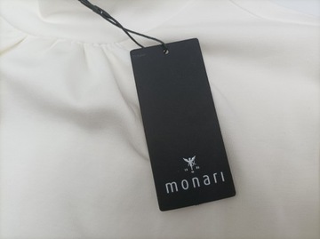 Monari, damska bluzka z bufiastymi rękawami, r.38
