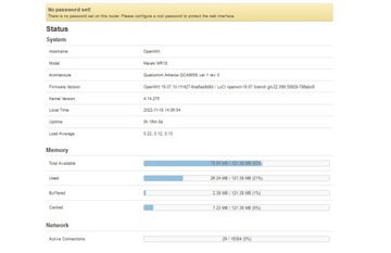 ТОЧКА ДОСТУПА CISCO MERAKI MR18 OPENWRT LuCI