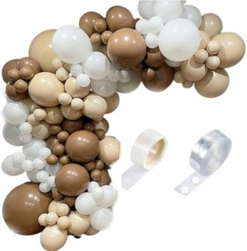 BALONY GIRLANDA BALONOWA MORELOWA CAFFE LATEE 125!