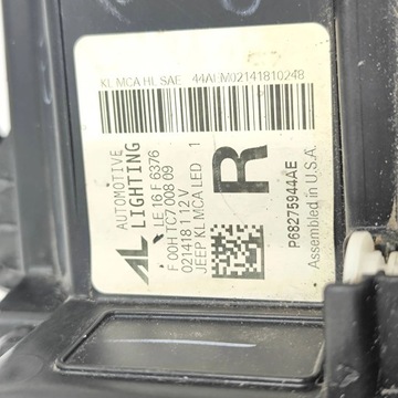 JEEP CHEROKEE 2020 PŘEDNÍ STRANA PRAVÁ SVĚTLA