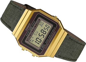 ZEGAREK CASIO VINTAGE A700WEGL-3AEF GREEN SUPER SLIM