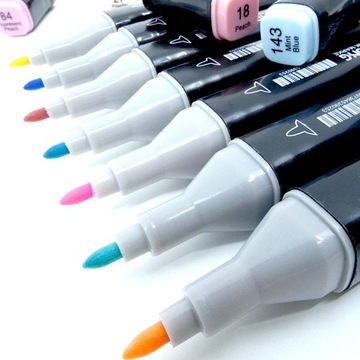 Маркеры АЛКОГОЛЬНЫЕ 168 шт. Маркеры Маркеры ДВУХСТОРОННИЕ Маркеры Набор + сумка