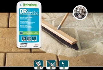 Черная полимерно-песчаная затирка Techniseal NextGel