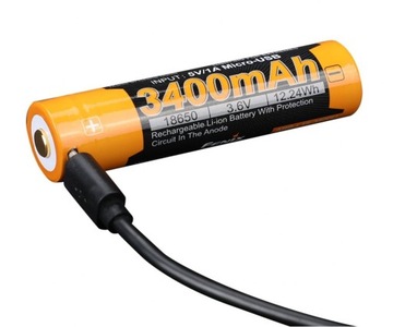 AKUMULATOR FENIX ARB-L18-3400U 18650 3,6V ŁADOWANA mUSB
