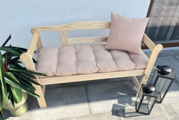 Садовое кресло-скамья с подушкой BEIGE