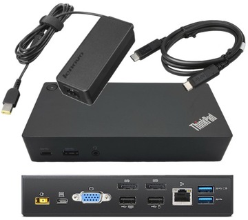 STACJA LENOVO THINKPAD USB-C 40A9 DK1633 + 90W