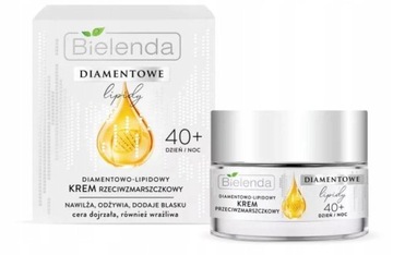 BIELENDA DIAMENTOWE LIPIDY KREM PRZECIWZMARSZCZKOWY DO TWARZY 40+ 50ML