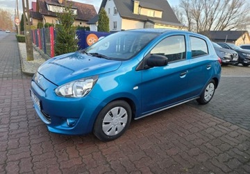 Mitsubishi Space Star Hatchback 5d 1.0 71KM 2015 Mitsubishi Space Star Swiezo sprowadzony Ubezpieczony Zarejestrowany Nowe, zdjęcie 1