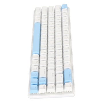 МЕХАНИЧЕСКАЯ КЛАВИАТУРА 60% RGB 68 КЛАВИШ БЕЛАЯ