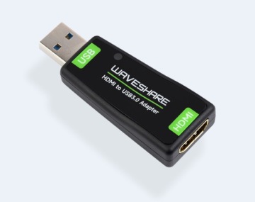 Адаптер HDMI - USB 2.0 для игр, потокового вещания, камер Waveshare