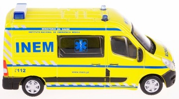 RENAULT MASTER EMERGENCY МОДЕЛЬ BBURAGO 1:50 ЖЕЛТЫЙ