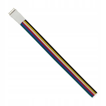 Konektor paska LED P-P Kabel 6 PIN 12mm RGBW+CCT