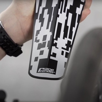 Брызговик RaceFender Pixel Rear road MTB gravel bike mudguard