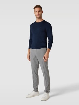 CALVIN KLEIN Superior Wool Crew Neck Sweater 100% wełna Regular Fit XL