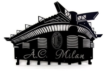 Ozdobny Wieszak ścienny AC MILAN stadion SAN SIRO