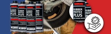 Środek do konserwacji podwozia Gęsty Ochrona przed korozją 4x 1L + Pistolet