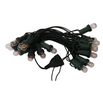 LAMPKI CHOINKOWE 20 LED Z DODATKOWYM GNIAZEDEM